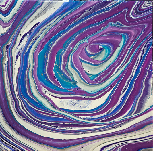 Irregular Ring Pour -- "Twisted Chaos"