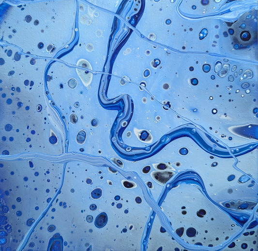 Flip Cup with Ribbon Pour -- "By a Thread"