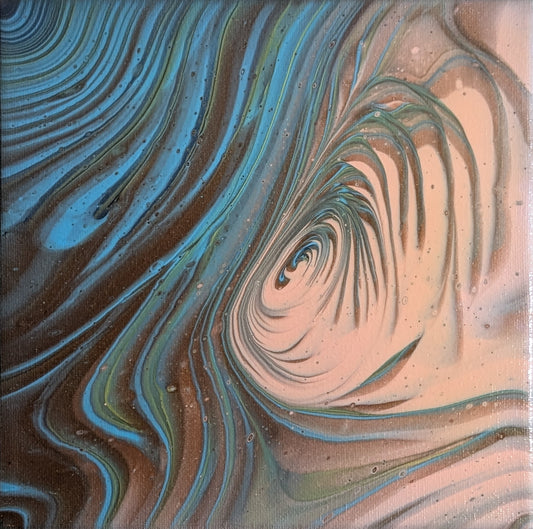 Ring Pour -- Dunes at Dusk